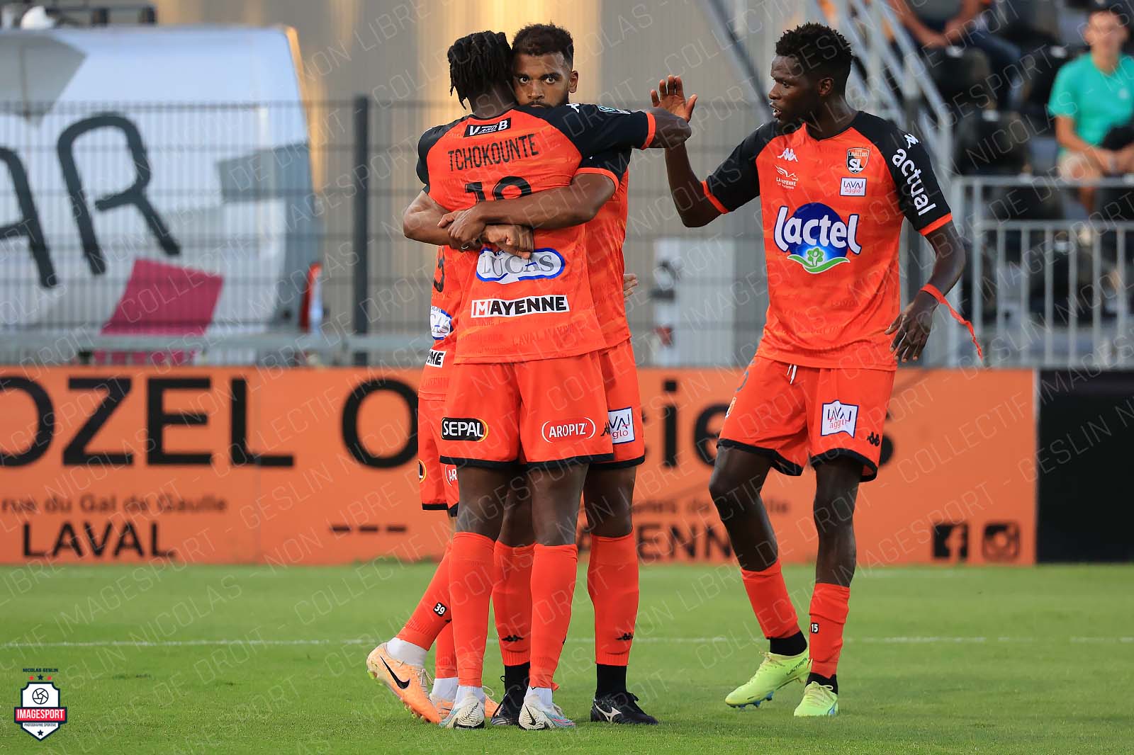 Malik TCHOKOUNTE (Stade Lavallois) / Yasser BALDE (Stade Lavallois) / Djibril DIAW (Stade Lavallois)