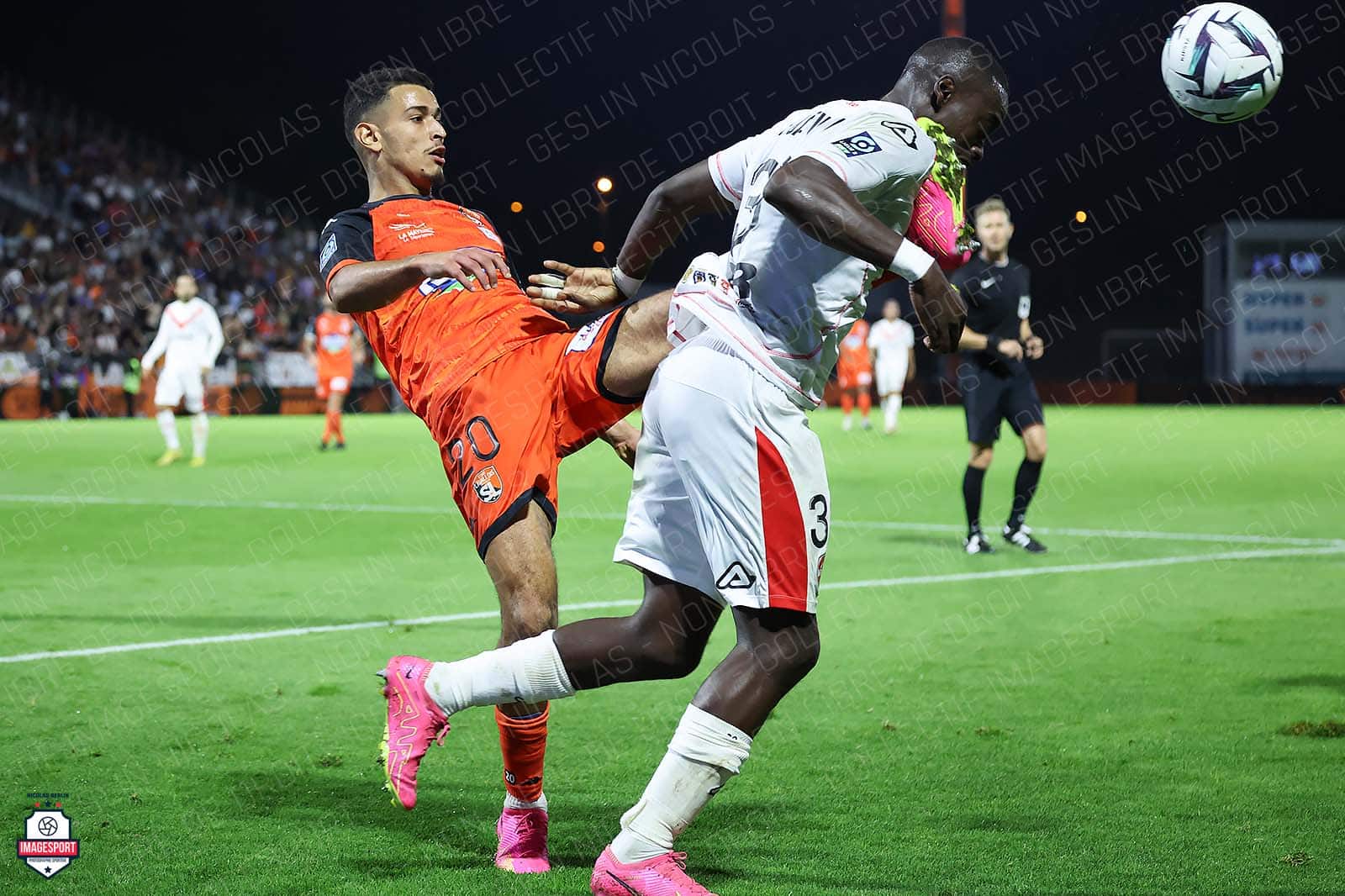 A gauche : Amin Cherni (Stade Lavallois)