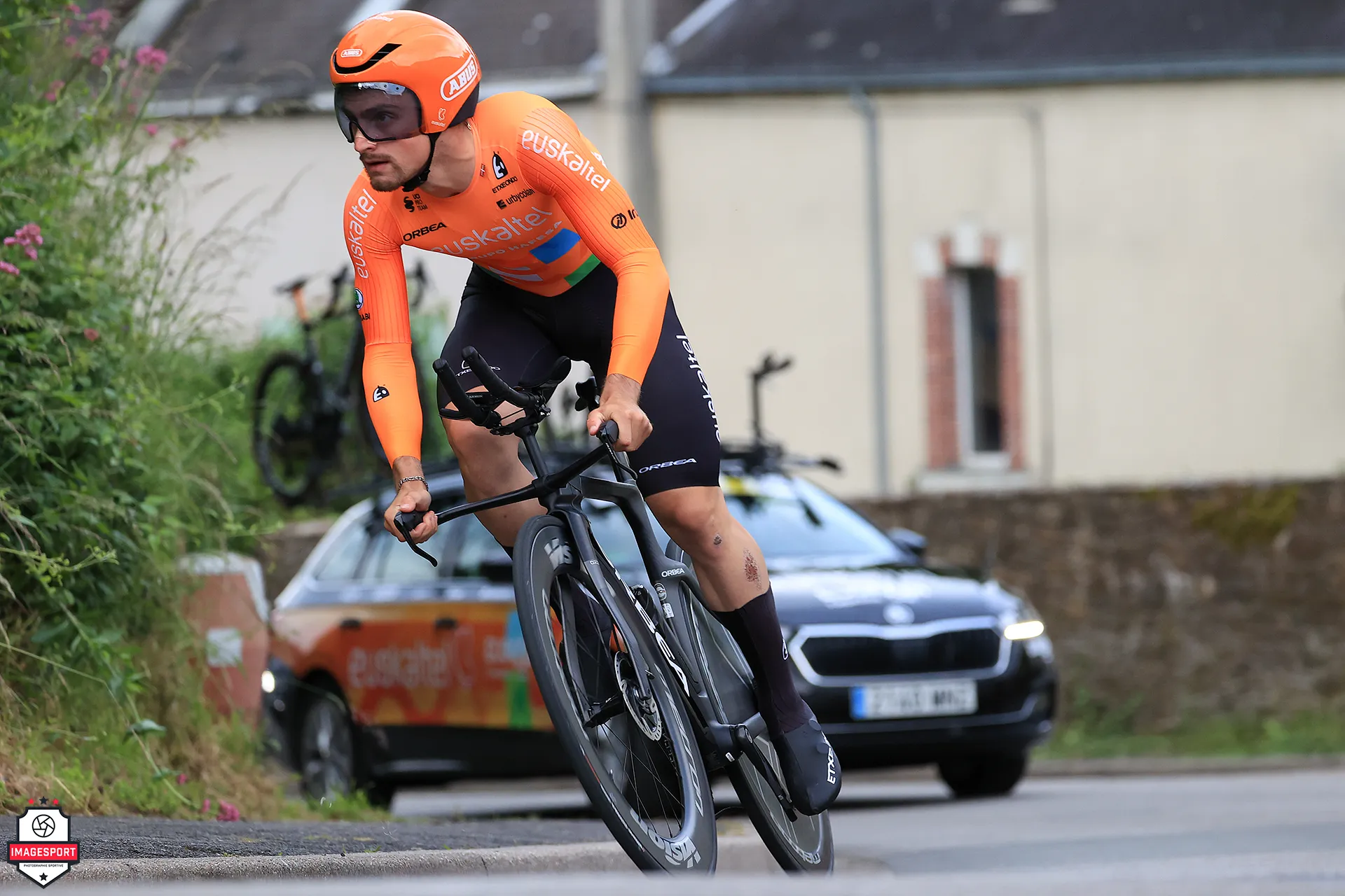 23/05/2024, Laval (Mayenne), Ligue 2, Saison 2022-2023, Prologue des Boucles de la Mayenne 2024 à l' Espace Mayenne - Valentin TABELLION (VAN RYSEL - ROUBAIX)