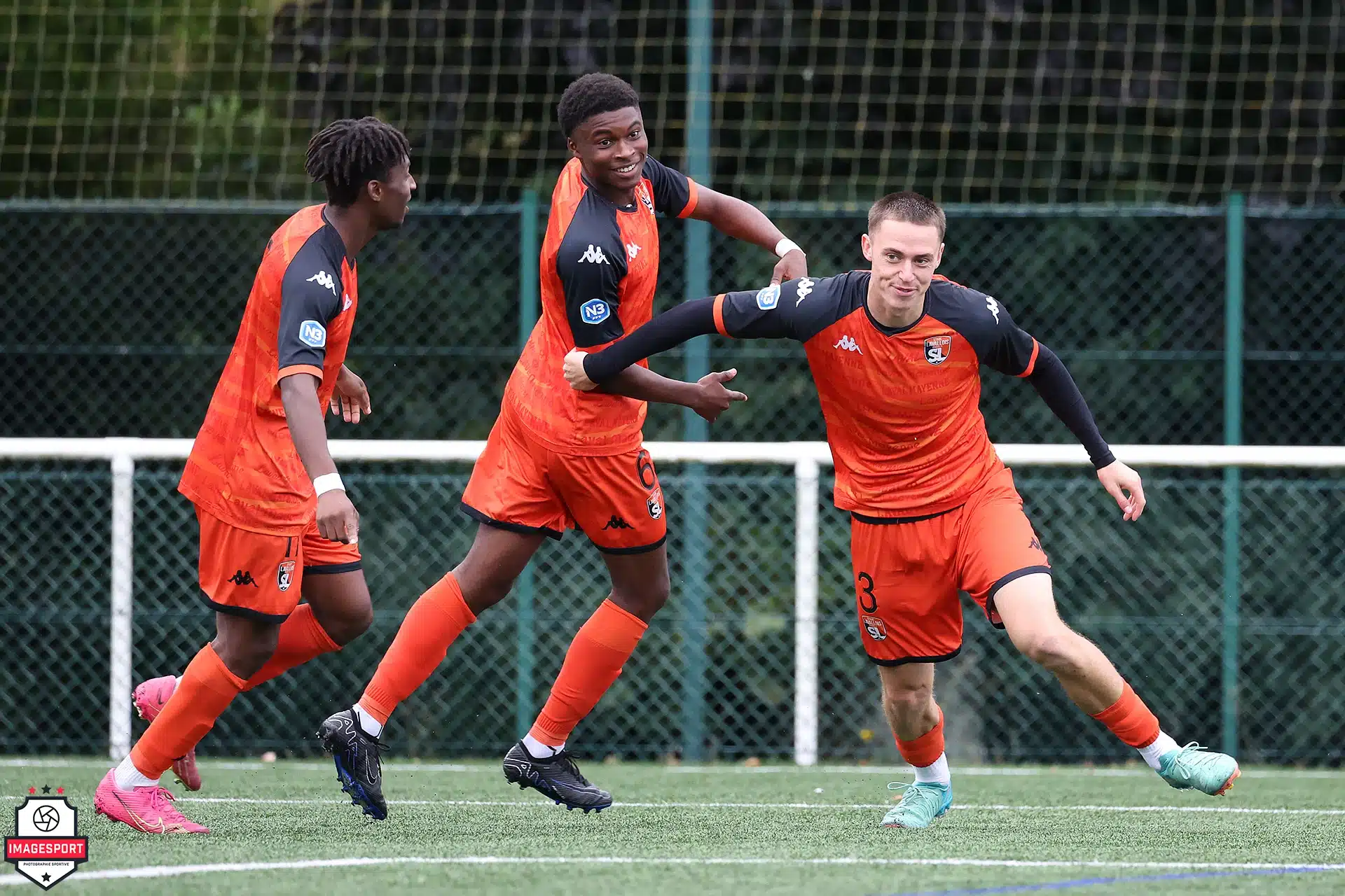 Joie de Lucas BOULMOT lors de Stade Lavallois-TA Rennes