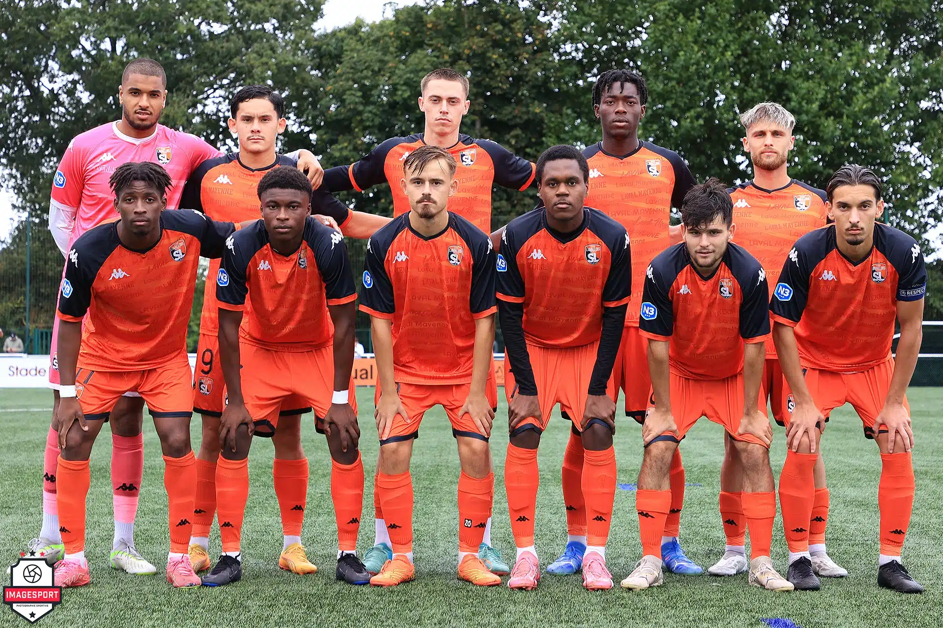 07/09/2024, Laval (Mayenne), National 3, Saison 2024-2025, [National 3-J03] Stade Lavallois-TA Rennes au Plaine des Gandonnières - Onze de départ Stade Lavallois